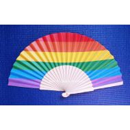 wachlarz hiszpański TĘCZA 23cm - -_o_wachlarz_23cm_jasna_naturalna_surowa_brzoza_tkanina_kolory_teczy.jpg