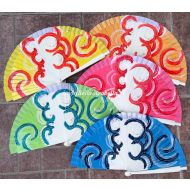 wachlarz hiszpański FALE 23 cm - RÓŻNE KOLORY - PRZECENA  - -y_wachlarze7555_pelne_dwustronnie_recznie_malowane_fale_23cm.jpg