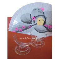 podstawka na wachlarz transparentna - podstawki transparentne - podstawki_transparentne_z_wachlarzem_23cm_zimowa_pani_dworu,_zblizenie.jpg