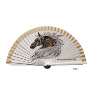 wachlarz hiszpański MOZAIKA ANIMALS 23 cm - koń, wzór 3 - wachlarz1966_pelny_1stronny_wild_animals_23cm_kon-jednorozec_bis_wzor3.jpg