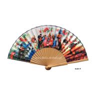wachlarz motyw HISZPAŃSKI 23cm - RÓŻNE wzory - PROMOCJA - wzór4 - wachlarze35_pelny_surowa_brzoza_motyw_hiszpanski_pena_flamenco_23cm_wzor4.jpg