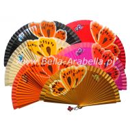 wachlarz hiszpański MOTYLE 23cm - wachlarze8333_motyle_dwustronnie_malowane_23_cm.jpg