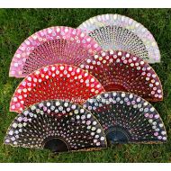 wachlarz hiszpański ORIENT metalik 23 cm - wachlarze9400_azur_2-u_str_malowane_kwiatki_orient_23cm.jpg