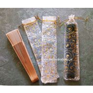 organza opakowanie na wachlarz do 23cm ze złotym lub srebrnym wzorem - woreczki_z_organzy_w_zlote_wzory_na_wachlarze_23cm.jpg