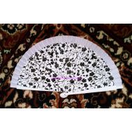 wachlarz hiszpański KWIATOWY LABIRYNT 23 cm - białe tło (bez lamówki) - y_wachlarz5656_hiszpanski_pelny_kwiatowy_labirynt_23cm_bialy_18.jpg