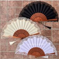 wachlarz hiszpański polerowana grusza z KORONKĄ 25 cm ażurowy - y_wachlarze22_ludwika_xiv_azurowa_polerowana_grusza_z_koronka_25,5cm_trzy_kolory.jpg